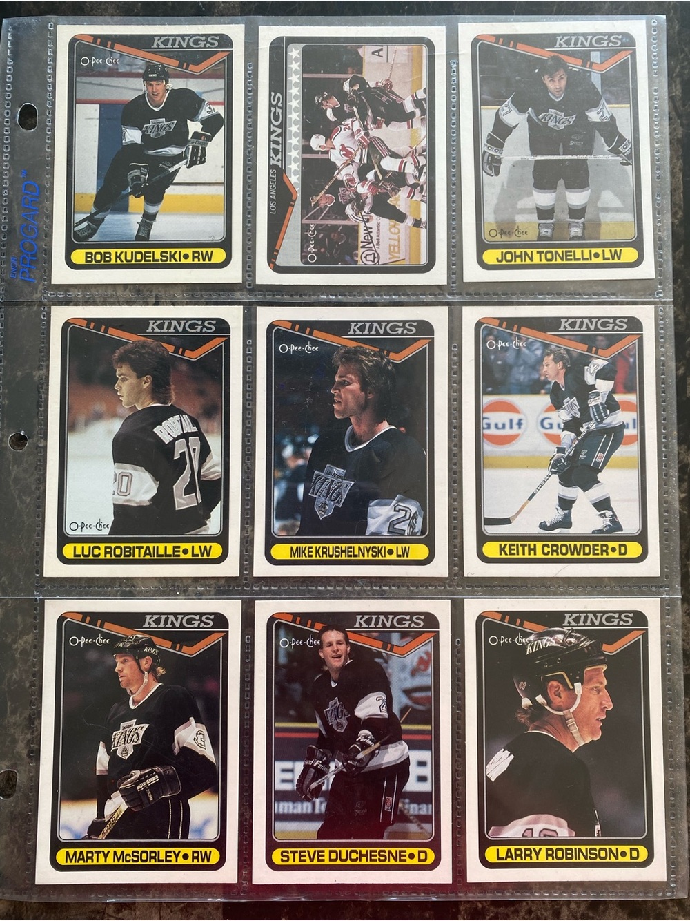 Los Angeles Kings 21 Hockey Cards